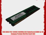 8GB DDR3 Memory Upgrade for HP Compaq ProLiant ML310e Gen8 (G8) PC3-12800E ECC Unbuffered DIMM