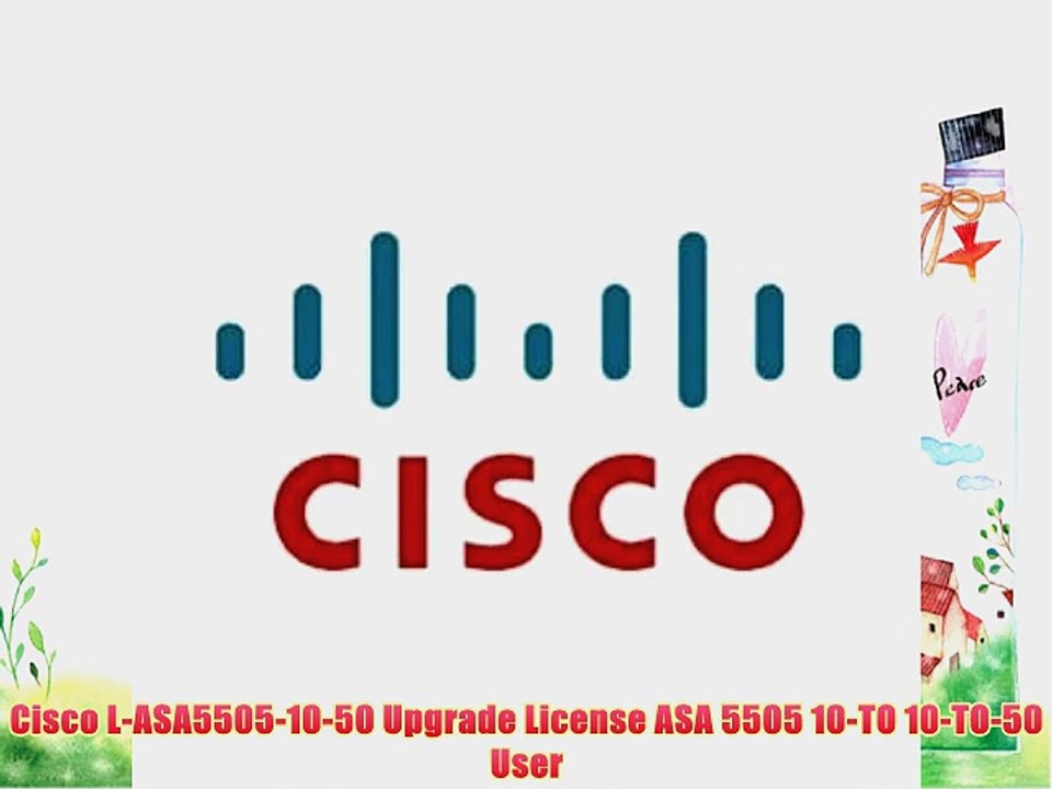 Cisco L-ASA5505-10-50 Upgrade License ASA 5505 10-TO 10-TO-50 User