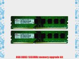 8GB G.Skill DDR3 PC3-10600 1333MHz CL9 NT Series Desktop dual channel memory kit (2x4GB)