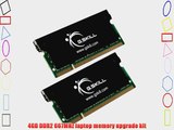 G.SKILL 4GB (2 x 2GB) 200-Pin SO-DIMM DDR2 667 (PC2 5300) Dual Channel Kit Laptop Memory with