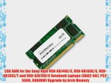 2GB RAM for the Sony VAIO VGN-NR140E/S VGN-NR180E/S VGN-NR185E/T and VGN-SZ670N/C Notebook