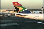 South African Airways 747-444 ZS-SAK takeoff New York Kennedy Intl Airport