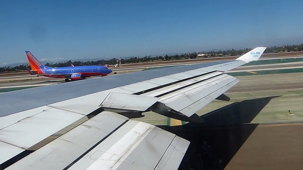KLAX / Los Angeles TAKE OFF / KLM Boeing 747-400 / 08.09.2012