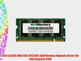 2GB [2x1GB] DDR-400 (PC3200) RAM Memory Upgrade Kit for the Dell Inspiron 9100