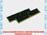 Kingston ValueRAM 8 GB Kit (2 x 4GB) DDR3 1066 MHz DIMM Desktop Server Memory