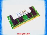 2GB DDR2 Memory RAM for Acer Aspire NetBook One D260 with Atom N450
