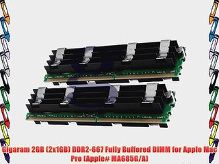 Gigaram 2GB (2x1GB) DDR2-667 Fully Buffered DIMM for Apple Mac Pro (Apple# MA685G/A)