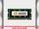 2GB Kit (2x1GB) Memory RAM Upgrade for Dell Inspiron 600m (DDR-333MHz 200-pin SODIMM)
