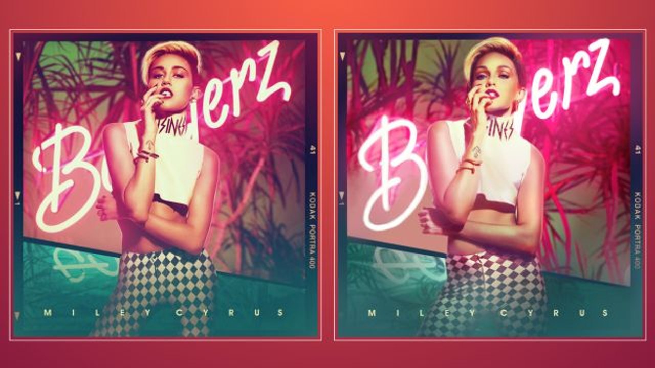 30 Second Celebrity Makeup Transformations - Famous in 30 Seconds: Miley Cyrus