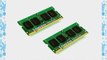 Kingston ValueRAM 8GB Kit (2x4GB) 1333MHz DDR3 Non - ECC CL9 SODIMM SR x8 Notebook Memory KVR13S9S8K2/8