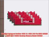Mushkin Enhanced Redline 16GB (4 x 4GB) 240-Pin DDR3 SDRAM 1866 (PC3 14900) Desktop Memory