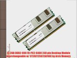 2x 2GB DDR2-800 FB-PC2-6400 240 pin Desktop Module interchangeable w/ CT2KIT25672AF80E by Arch