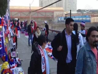 Torcida chilena começa a fazer barulho para a Copa América