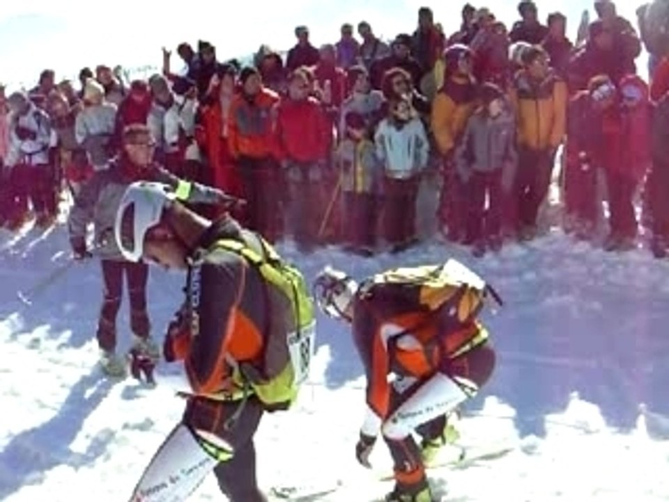 Xav Fred au grand mont Pierra Menta 2007