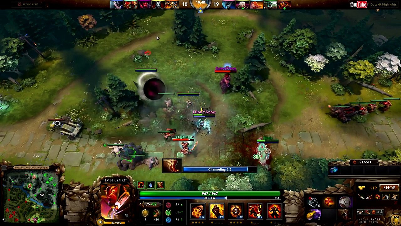 Dota 2 - Smash Plays Ember Spirit 24-0 Highlights [4k]