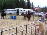 Cowboy Mounted Shooting match