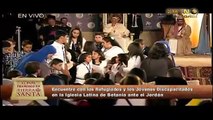 Niños refugiados en Jordania cantan al Papa Francisco