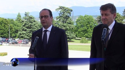 Climat: Hollande "lance un appel" aux partenaires sociaux