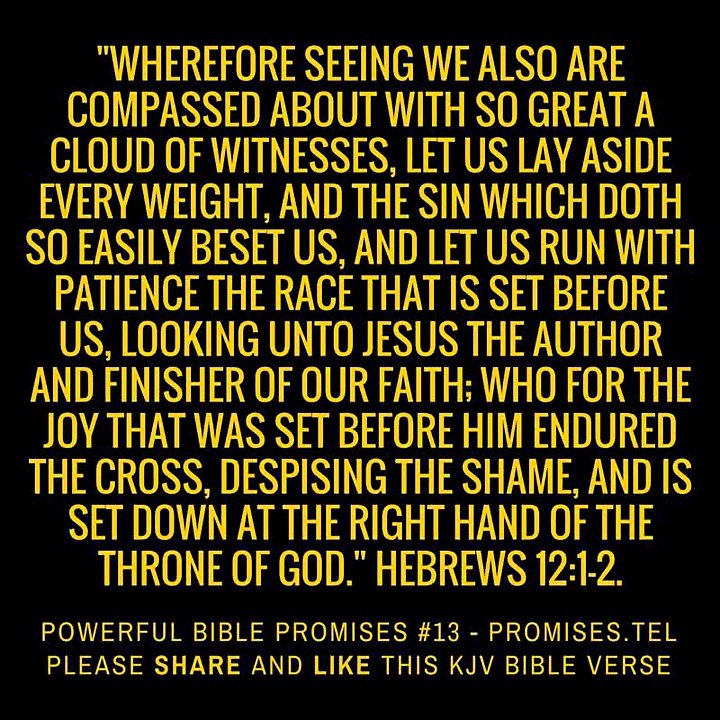 Powerful Bible Promises 13 – Hebrews 12:1-2 - Christian Video