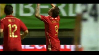 Goal Paco Alcácer - Spain 1-1 Costa Rica - 11-06-2015