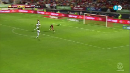 Paco Álcacer Goal 1:1 | Spain vs Costa Rica 11.06.2015