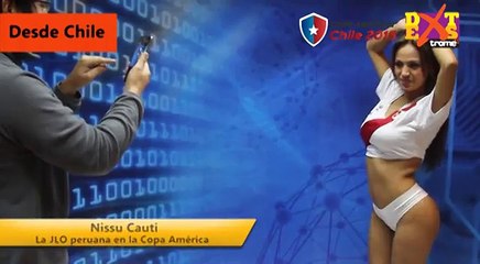 Copa América: Nissu Cauti es la sensación en Chile como 'Novia de la selección peruana'