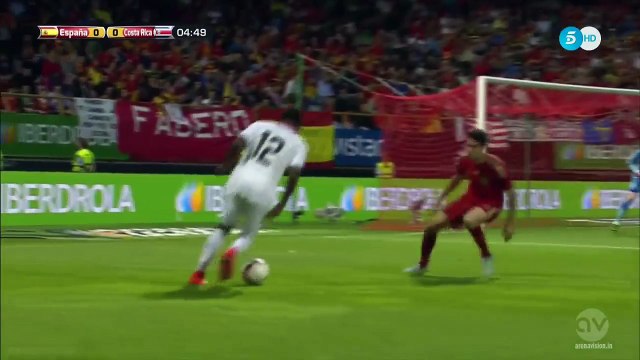 Venegas Goal 0:1 | Spain vs Costa Rica 11.06.2015