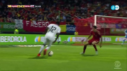 Venegas Goal 0:1 | Spain vs Costa Rica 11.06.2015