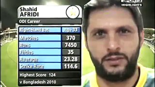 Shahid Afridi Match Winning 34 Runs on Just 12 balls Against Sri Lanka
