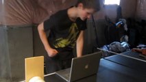 MACBOOK DESTROYED INTO PEICES BY TRAIN