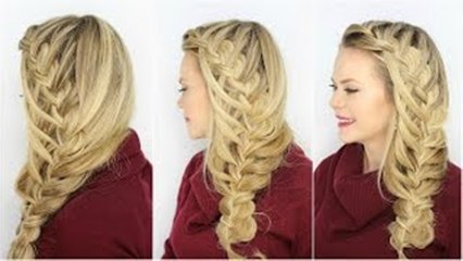 Peinados con trenzas de lado - Peinados faciles