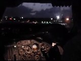 Boeing 747 KLM landing at St Maarten - Cockpit view