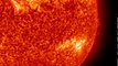 Giant Solar Eruption - Evidence for a Liquid Sun