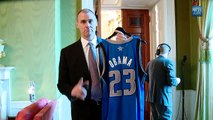 The 2011 NBA Champion Dallas Mavericks visit the White House