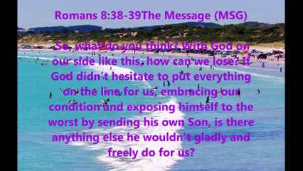 Absolutely nothing can get between us and God’s love