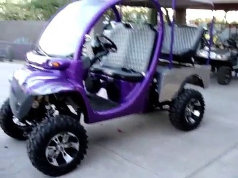 INNOVATION MOTORSPORTS CUSTOM V-TWIN POWERED GAS CONVERSION GEM CAR LIFTED