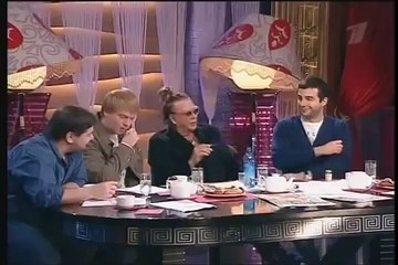 Mickey Rourke drink on Russian TV 1/2 [Subtitles]