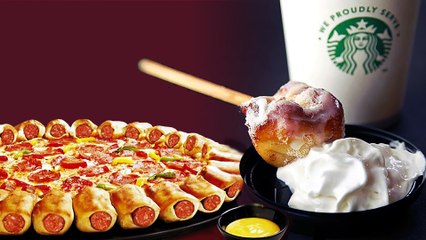 Food News Roundup: Deep Fry Nation, Starbucks Coffee Balls & Hot Dog PIzza