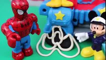 Mickey Mouse Clubhouse Batman Superheroes Duplo Lego Spiderman Play-Doh Web Goofy Rescue R