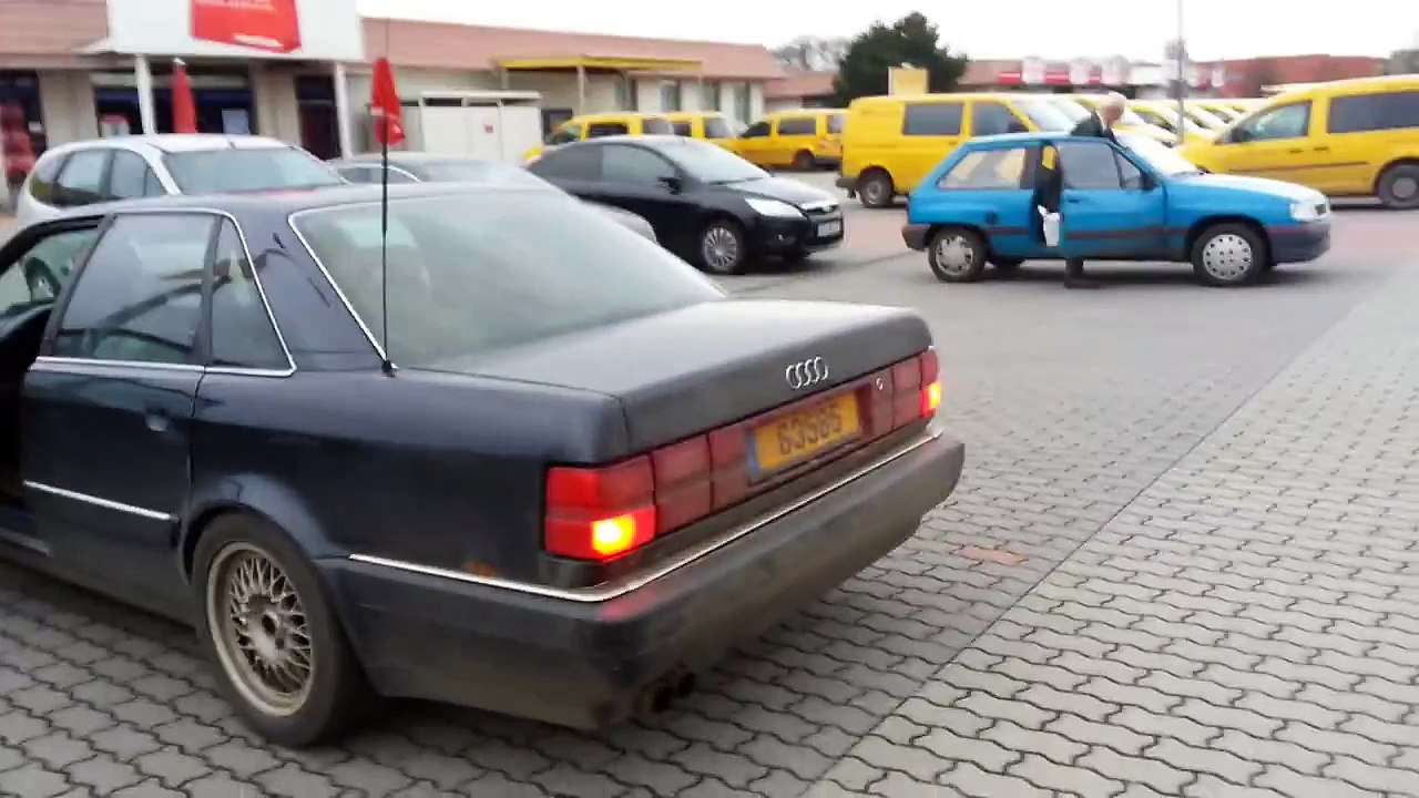 Sound Orgasm with Audi V8 4.2 Type C4 Without Middle Mufflers