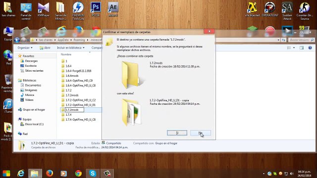 Tutorial como Descargar e Instalar Mods sin Forge 1.7.2