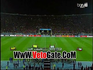 جماهير تشيلى ترفع علم بلادها بالمدرجات امام الاكوادور