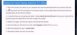 How To Root Sony Xperia T2 Ultra Dual Steps and Guides