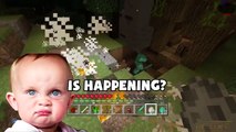 SQUEAKER confused about a GHOST in Minecraft! (Minecraft Trolling)