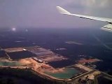 هبوط طائرة الخطوط السعودية في مطار كوالالمبور ماليزيا