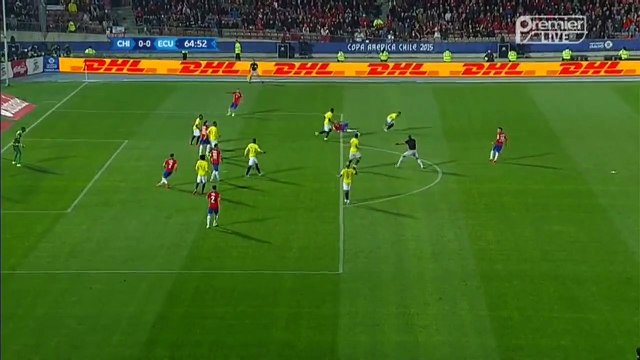 Vidal penalty Goal 1:0 | Chile vs Ecuador | Copa America 11.06.2015