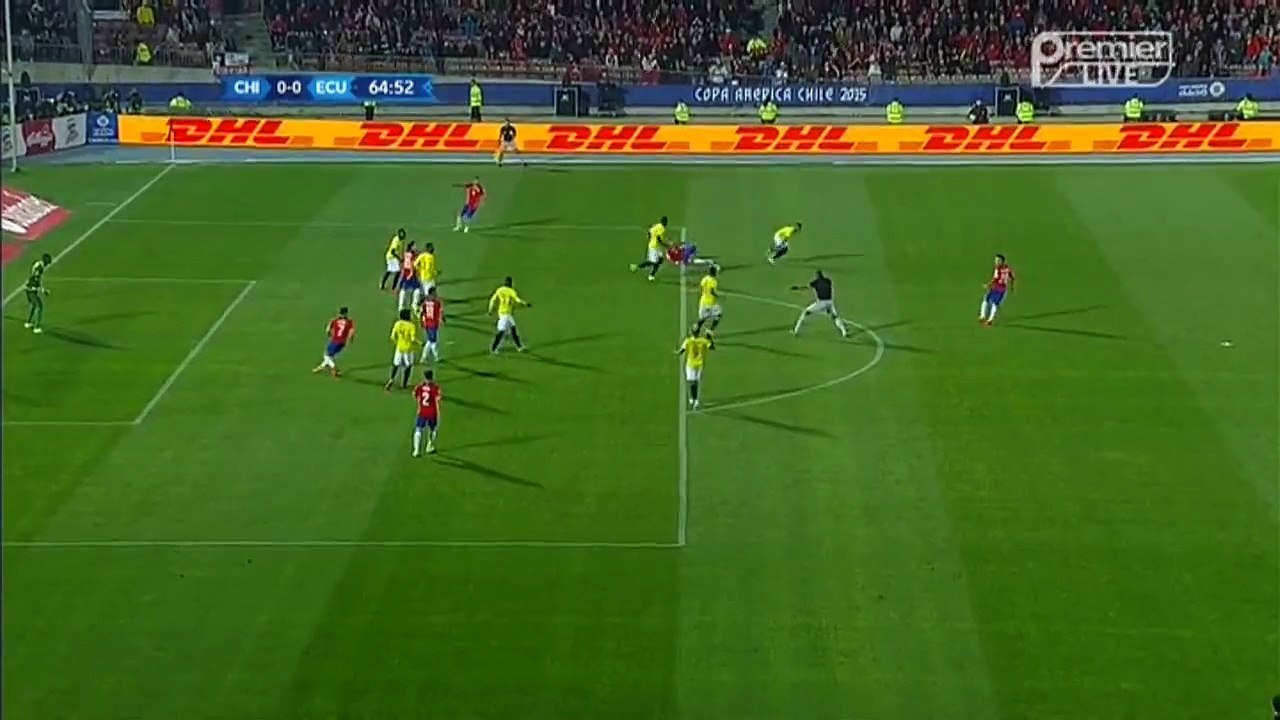 Vidal Goal 1:0 | Chile vs Ecuador | Copa América 11.06.2015