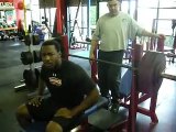 17 years old bench pressing 430 Jamal Mtshali