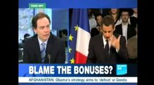 Max Keiser on Bankers' Bonuses - 27 March 2009 (1 of 2)