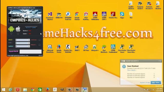 How to cheats Empires and Allies for Android and iOS - free Gold Fuel Supply [No root No jailbreak]